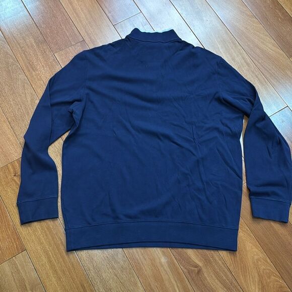 Polo by Ralph Lauren Men's Quarter Zip Navy Sweatshirt size XXL - Picture 7 of 9